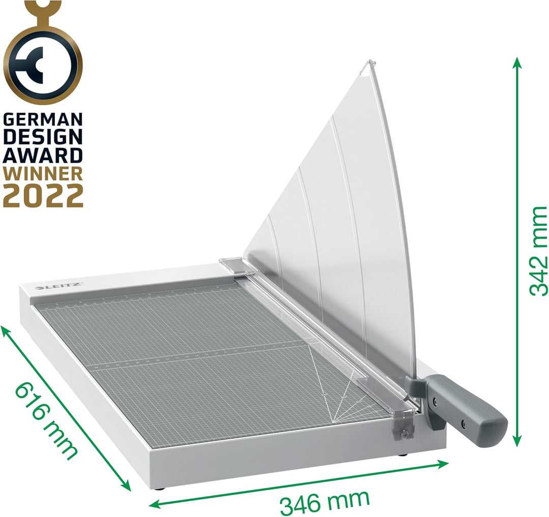 Leitz Precision Home Office Hebelschneider A3, bis zu 10 Blatt, Papierschneidemaschine mit 457 mm Sc