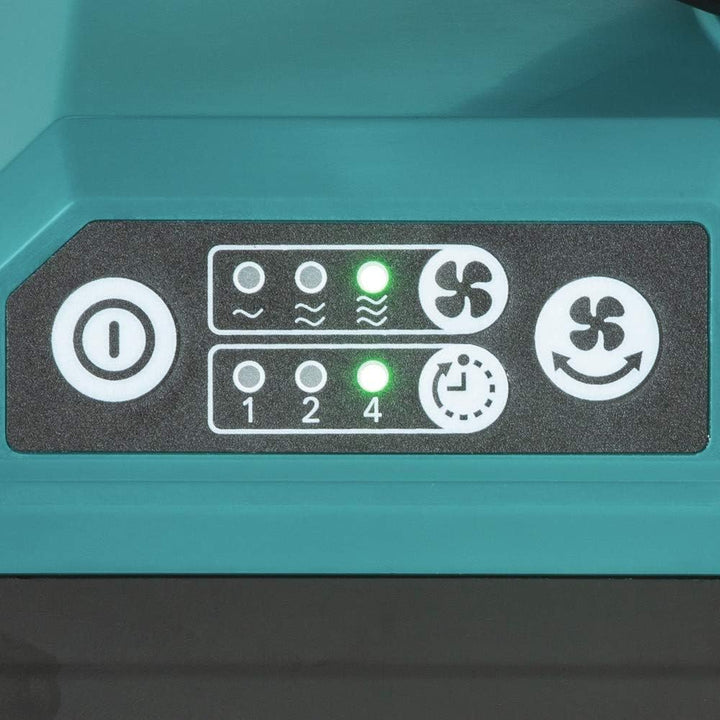 Makita DCF203Z Akku-Lüfter 18V (ohne Akku, ohne Ladegerät), Petrol