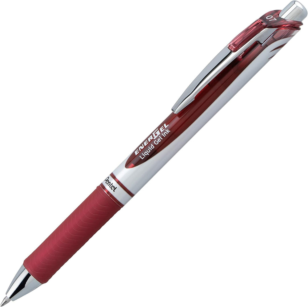 Pentel BL77-BGX EnerGel Gel-Tintenroller mit Druckmechanik, 0,7 mm Kugeldurchmesser = 0,35 mm Strich