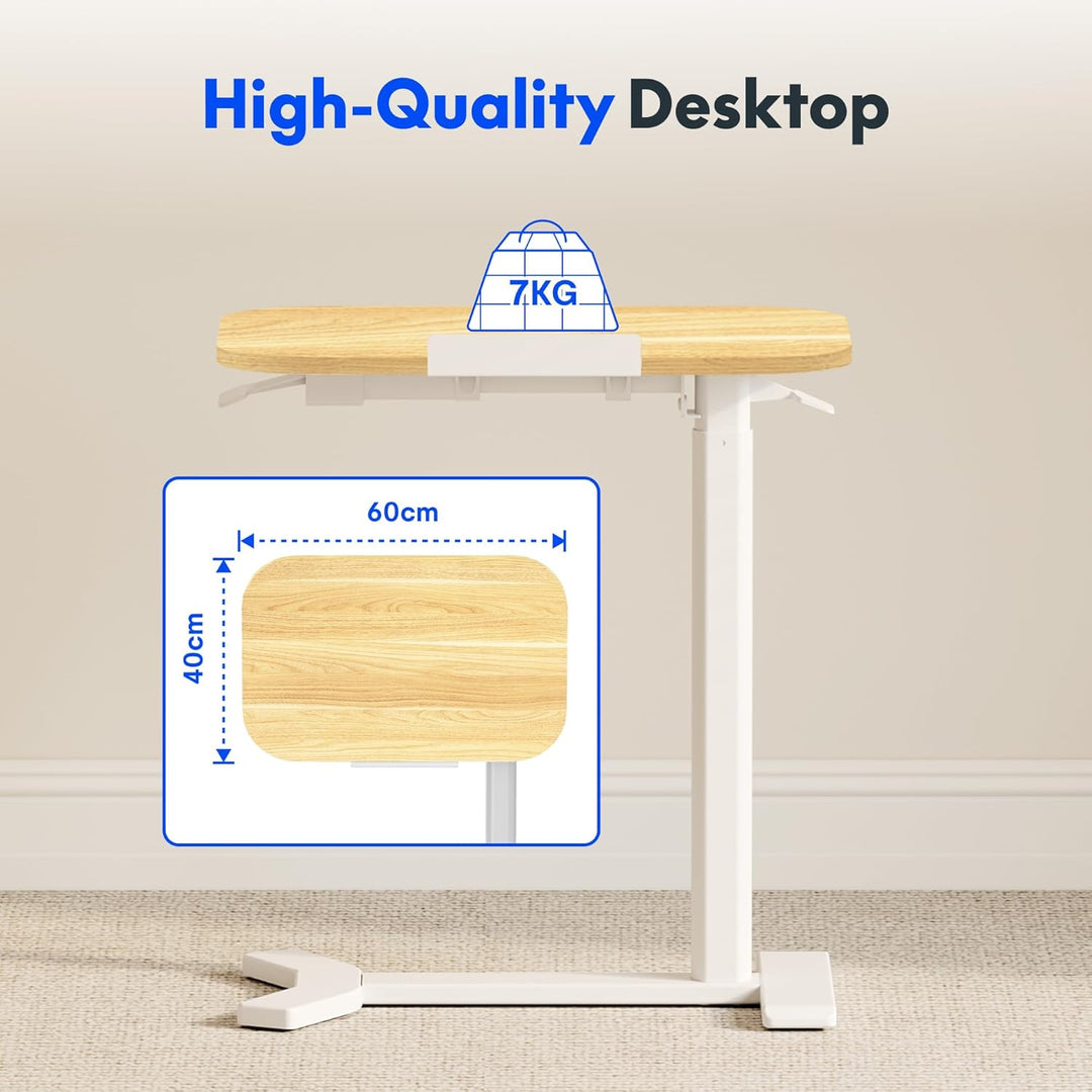 FLEXISPOT Beistelltisch H5 - Flexibler Laptoptisch und Betttisch mit neigbarer Tischplatte, höhenver