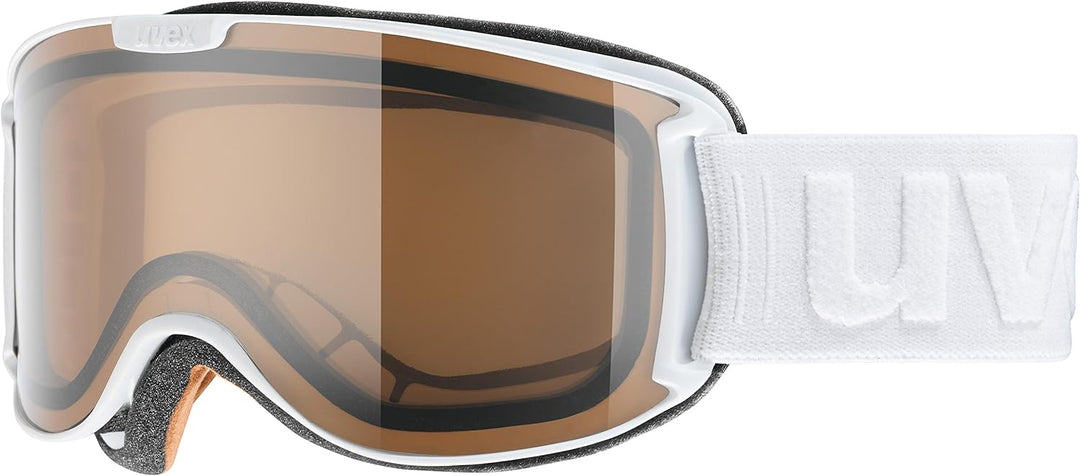 Uvex Unisex Skyper Pola Skibrille Einheitsgrösse Weiss, Einheitsgrösse Weiss
