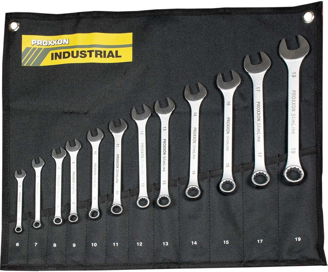 Proxxon SlimLine Ring- Maulschlüsselsatz, 12-tlg. in Wickeltasche