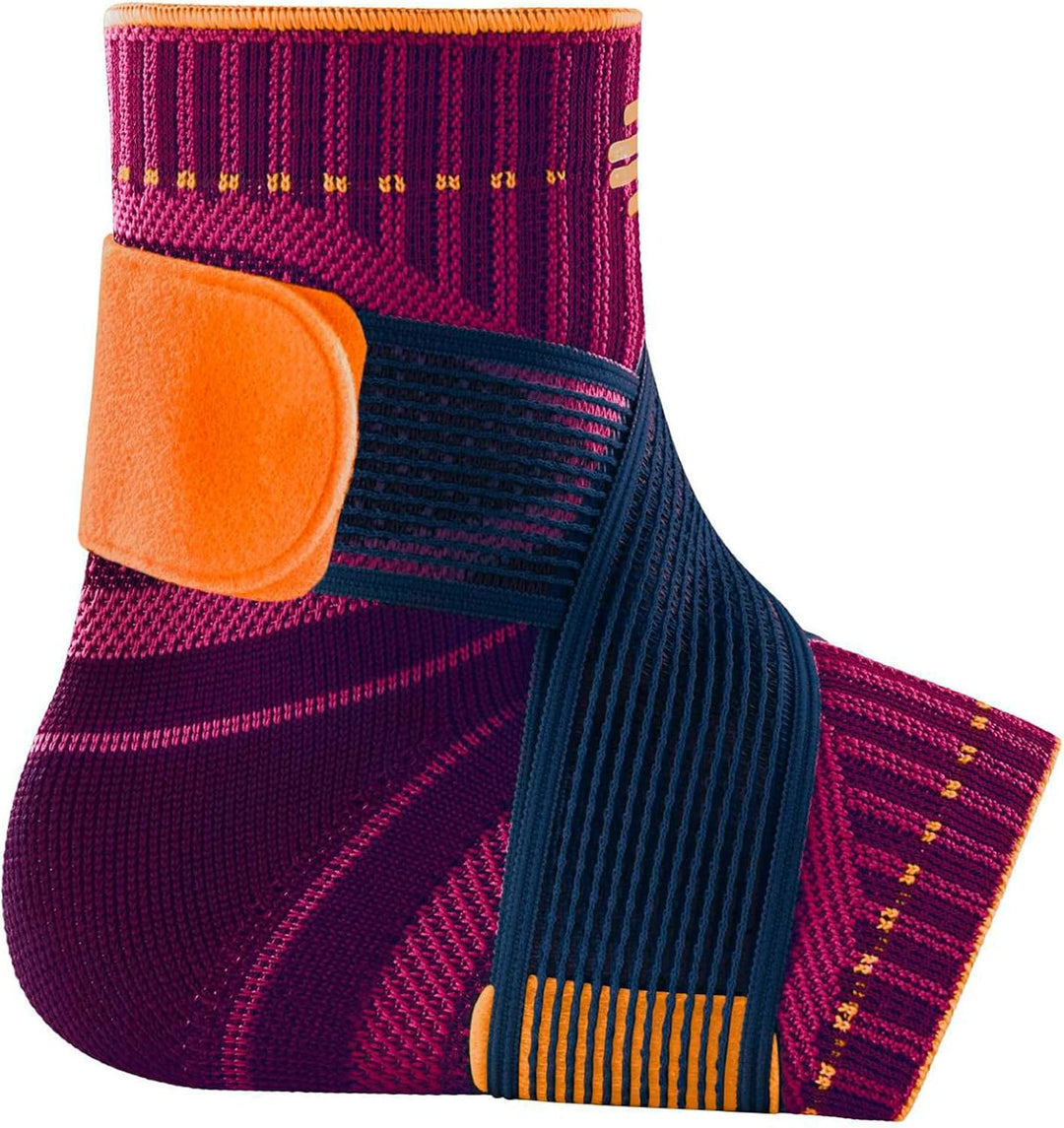 Bauerfeind Bandagen Sports Ankle Support, pink, Links Tennis Fussgelenkbandage Berry L (links), L (l