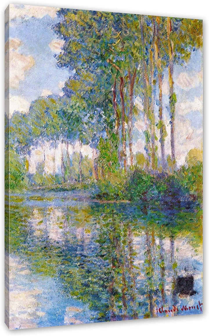 Generisch Claude Monet - Pappeln an der Epte I als Leinwandbild/Grösse: 120x80 cm/Wandbild/Kunstdruc