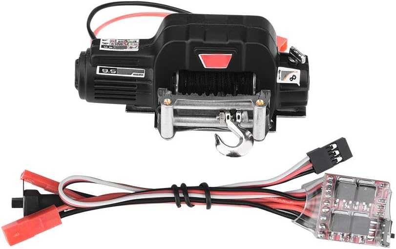 Tbest RC Auto Winde, 1/10 Automatische Crawler Winch Wired Winch Control System Set Simulierte Winsc