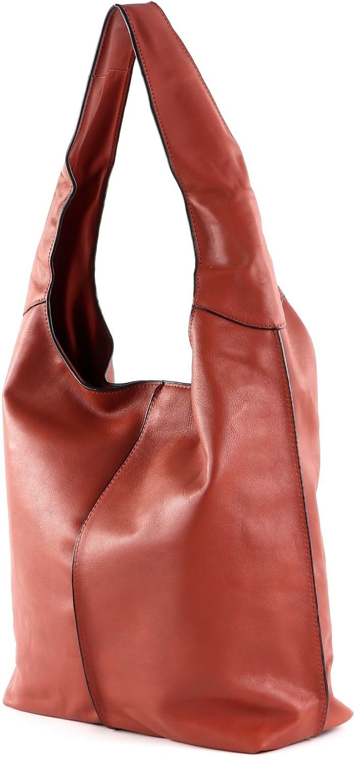 FREDsBRUDER FB Schultertasche Leder 40 cm Brick, Brick