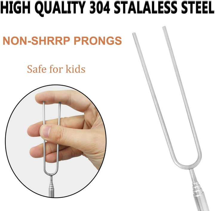 WALFOS Marshmallow-Toastgabeln, Teleskop, Marshmallow-Toast-Kits, Grillspiesse, Lagerfeuer-Bratstäbe