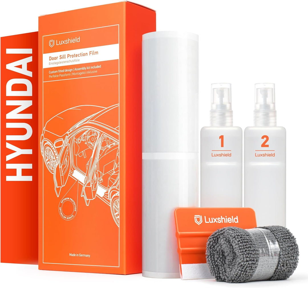 Luxshield Auto Einstiegsleisten Schutz für Hyundai i10 3 (III) AC3 I 2019-2024 - Schutzfolie Autotür