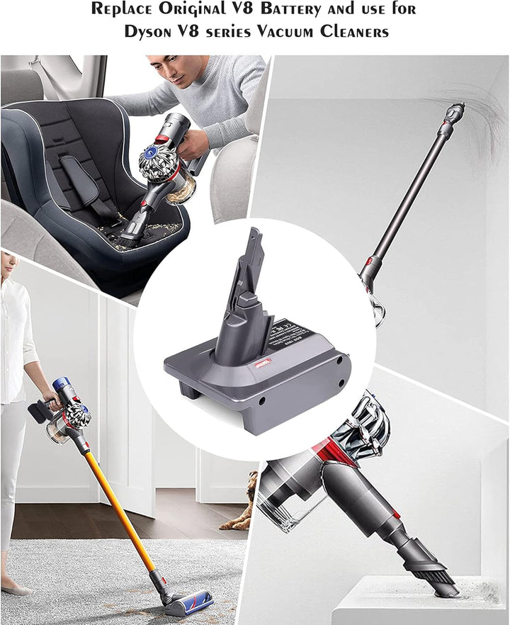 URUN für Dyson V8 Akku Adapter,BOS18V8 Adapter für Bosch Professional 18V System Akku, Arbeit für Dy