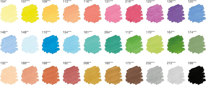 Faber-Castell PITT Artist Pen Dual Marker India Ink - 30 Stück