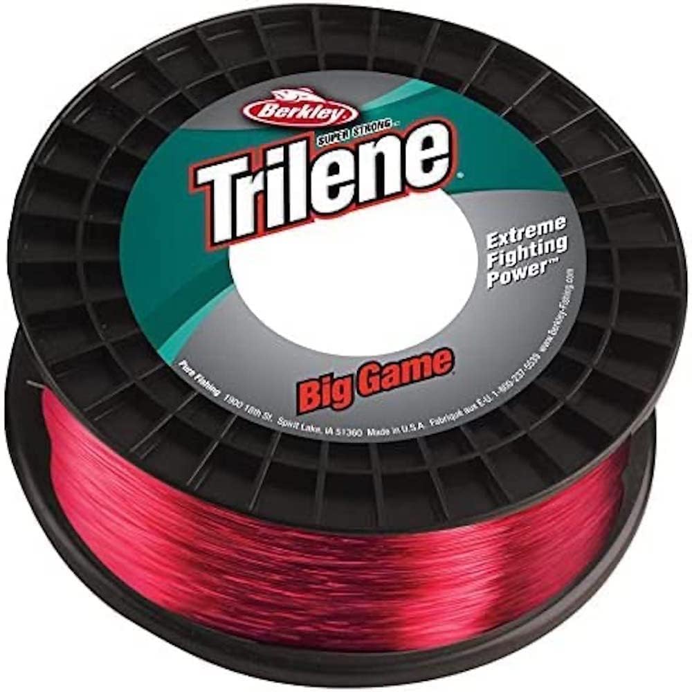 Berkley Trilene Big Game monofile Angelschnur Rot 30LB | 13,6kg, 600m, Rot 30LB | 13,6kg, 600m