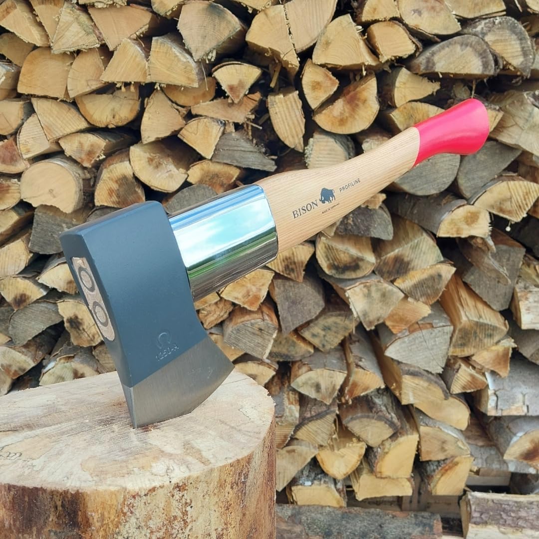 Bison Profiline Spaltbeil 1250 g, Länge 500 mm, Profiwerkzeug für höchste Ansprüche, 01-22-24.2-2295