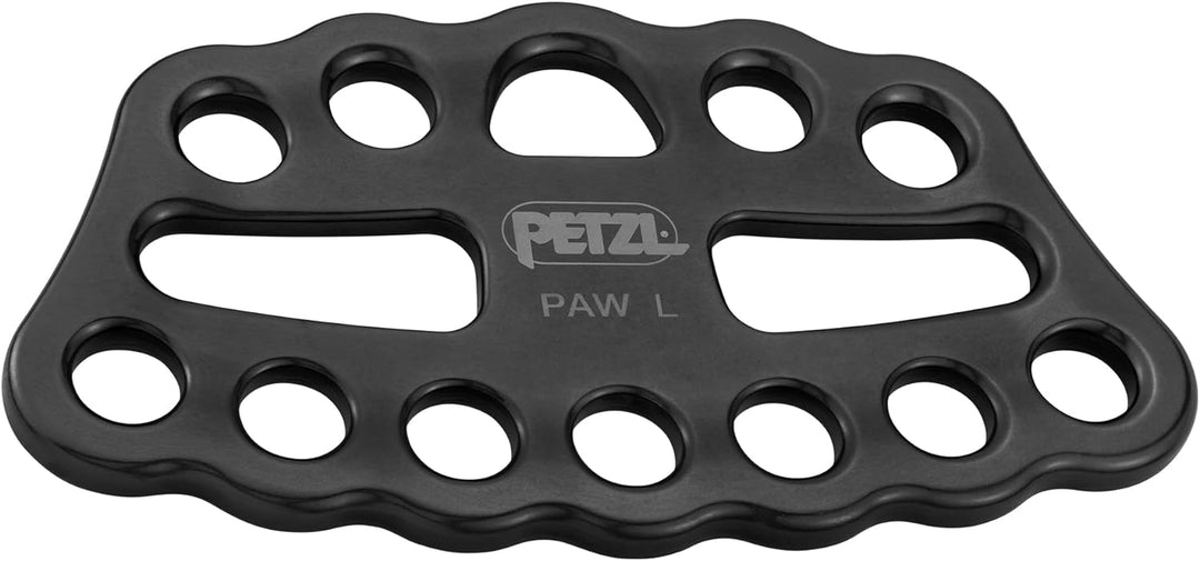 PETZL Unisex-Adult Paw Rigging Plate Zubehör Für Klettern L Schwarz, L Schwarz