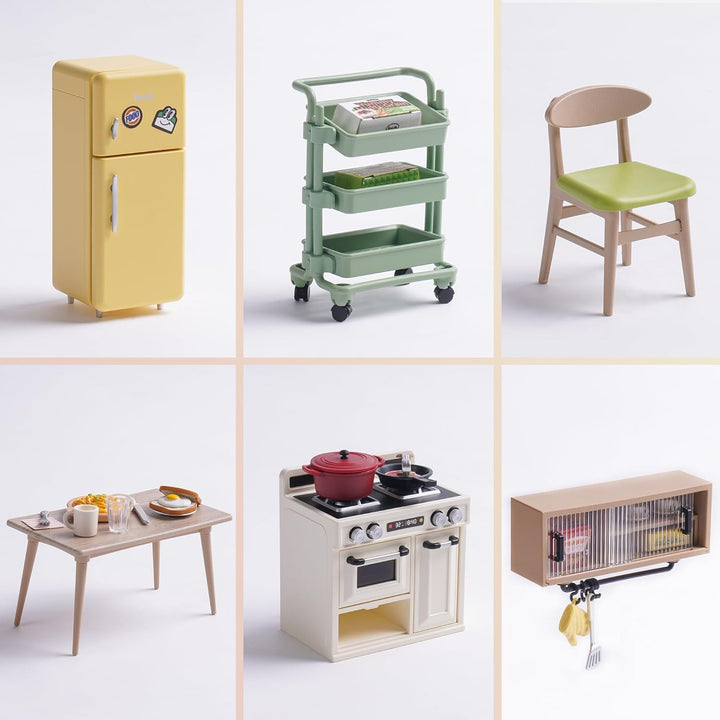 Rolife Miniaturhaus Bausatz-Erweiterungsfähiges Haus-Super Creator DW008 Happy Meals Küche, Happy Me