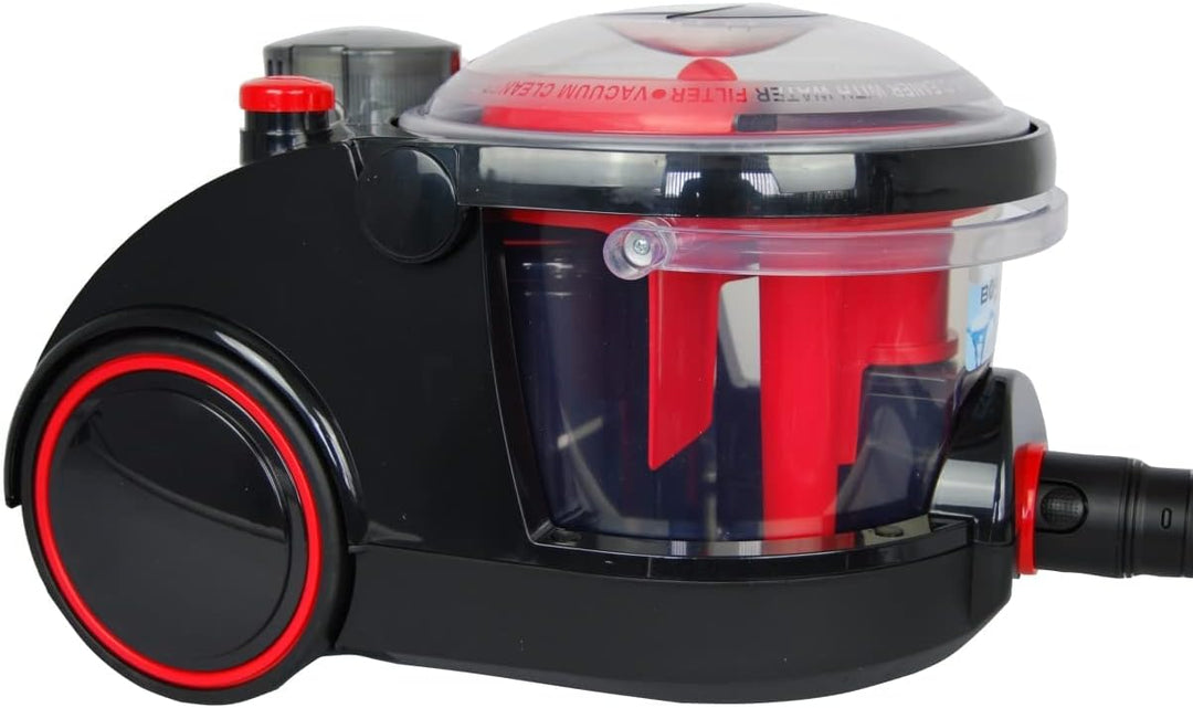 arnica Bora 5000 Rot Nasssauger/Wassersauger SPARSET 1 - Staubsauger für Allergiker, inkl. Zubehör,