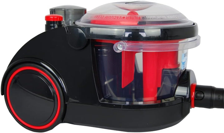 arnica Bora 5000 Rot Nasssauger/Wassersauger SPARSET 1 - Staubsauger für Allergiker, inkl. Zubehör,