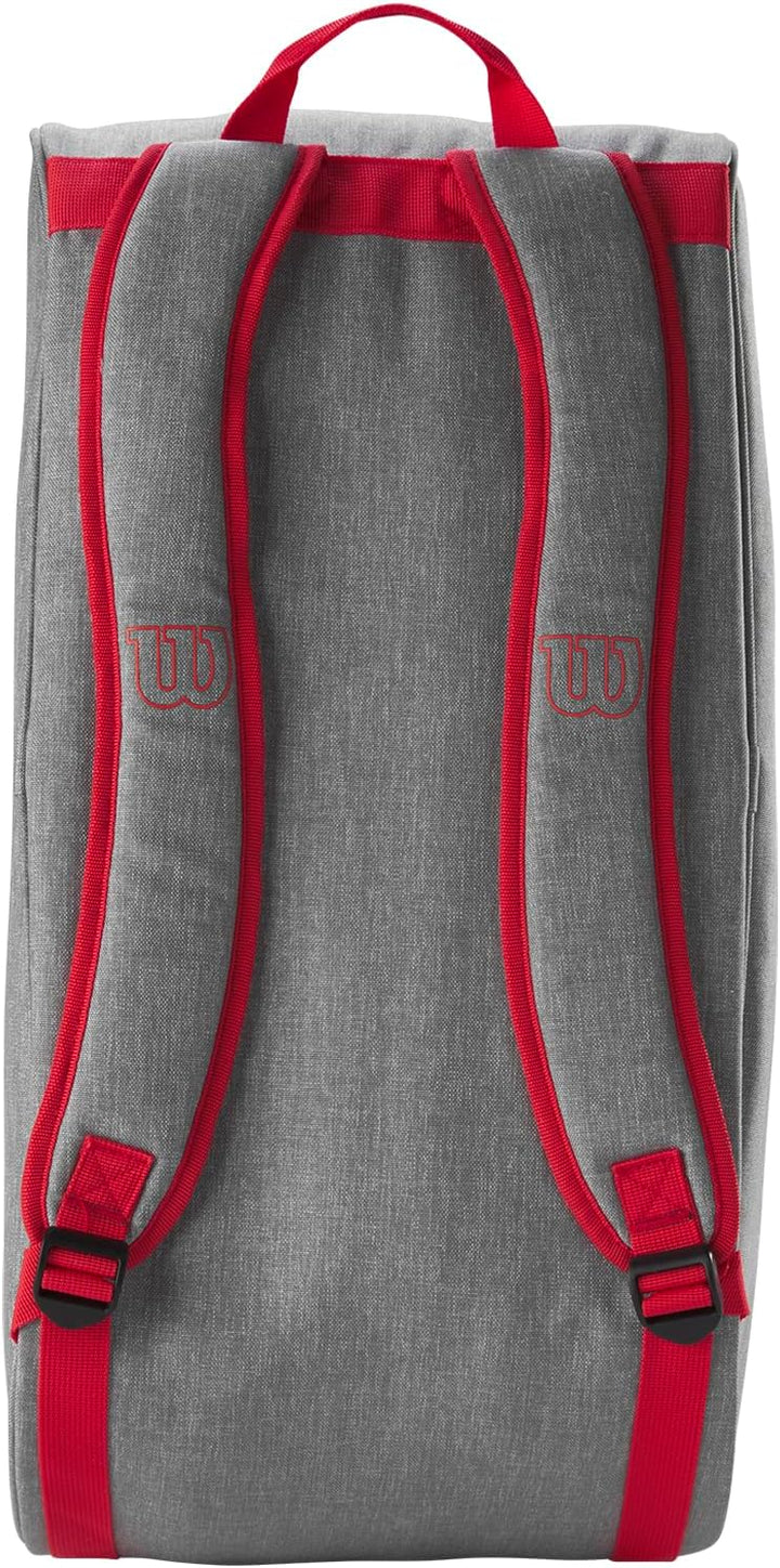 Wilson 22 x 11.5 x 12" / 56 x 29 x 31 cm Grau / Hellrot, 22 x 11.5 x 12" / 56 x 29 x 31 cm Grau / He