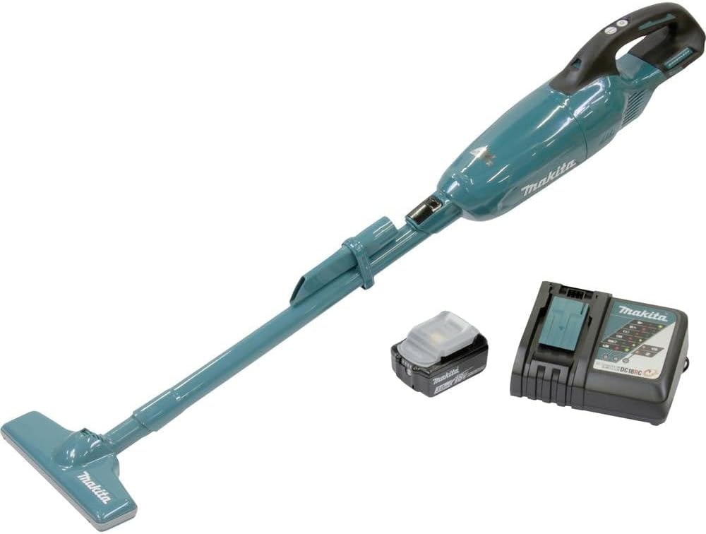 Makita DCL281FRF Akku-Staubsauger 18V/3,0 Ah, 1 Akku + Ladegerät, Petrol