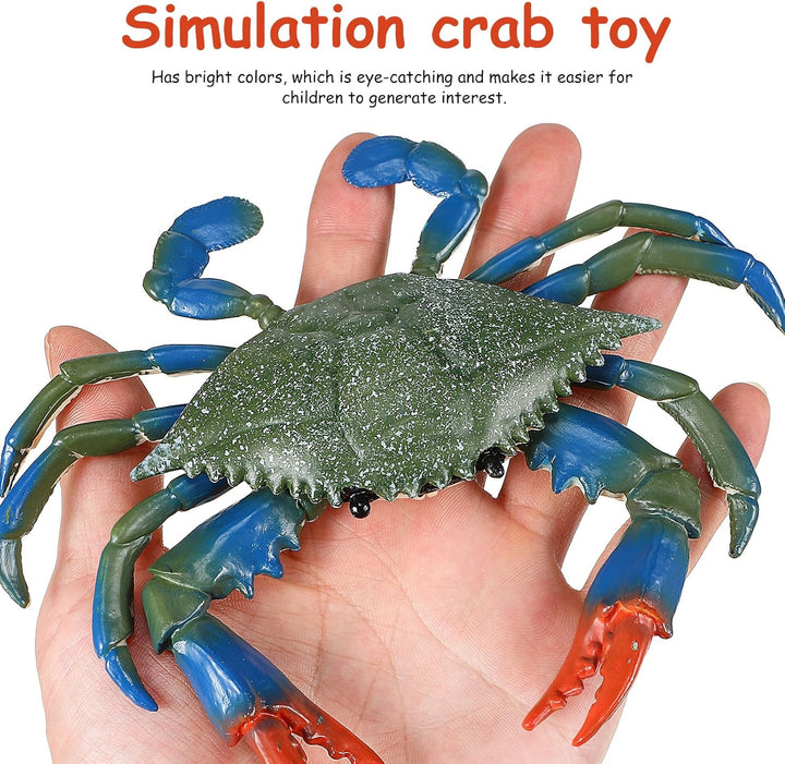 Gadpiparty 4 Stück Künstliche Realistische Krabbenspielzeug-Meerestiermodellspielzeuge Meereslebenst