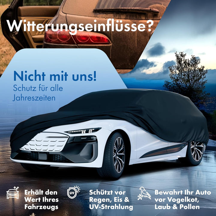 Walser Abdeckplane Auto All Weather, Abdeckplane wasserdicht, 100% wetterfeste Auto Abdeckplane, Aut