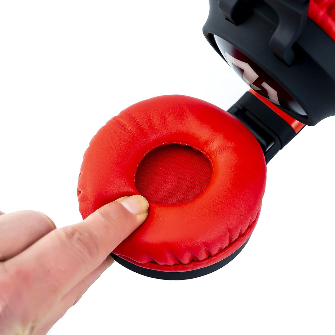 PowerLocus Kinderkopfhörer Bluetooth, Kinder Kopfhörer Over-Ear mit 85db Lautstärkebegrenzung LED-li