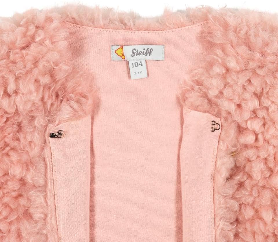 Steiff Mädchen Bolero Weste 104 Mellow Rose, 104 Mellow Rose