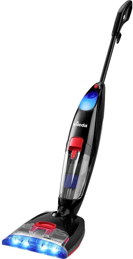 Vileda JetClean 3in1 Bodenreiniger, Saugwischer für alle Hartböden, Staubsauger mit wischfunktion –