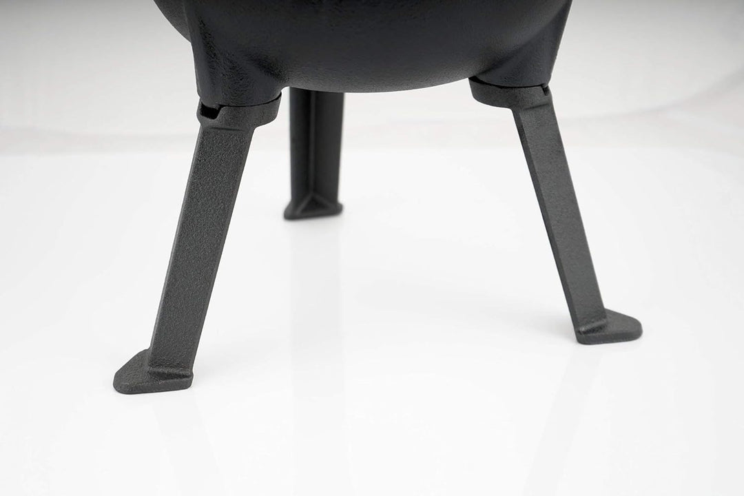 BBQ-Toro Zauberkessel "Wizard" | Kochtopf aus Gusseisen | Gusstopf mit drei Beinen, Deckel, Bügel un