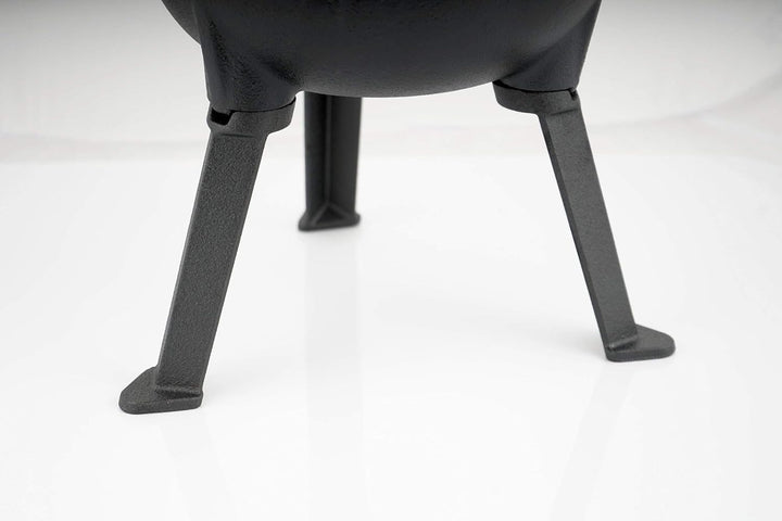 BBQ-Toro Zauberkessel "Wizard" | Kochtopf aus Gusseisen | Gusstopf mit drei Beinen, Deckel, Bügel un