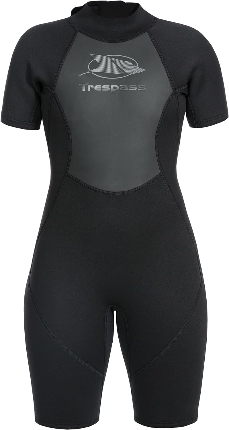 Trespass scubadive Damen Kurz Neoprenanzug L Schwarz, L Schwarz