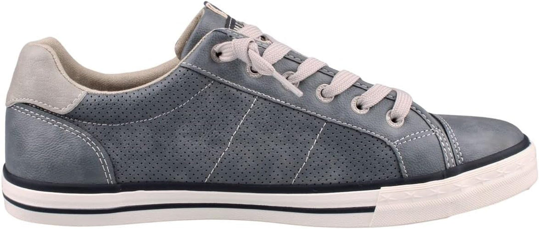 MUSTANG Herren Sneaker Schnürhalbschuh 42 EU Sky, 42 EU Sky