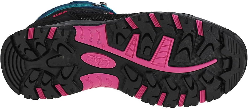 CMP Unisex Kinder Kids Rigel Mid Shoes Wp Trekking-Schuhe 34 EU Blau Deep Lake Baltic, 34 EU Blau De