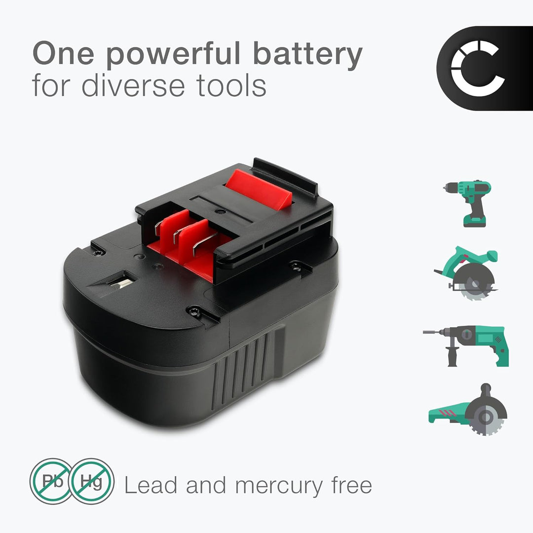 CELLONIC® Ersatz Akku für Black & Decker BD12PSK, BDBN1202, BDG1200K, SS12, XD1200 Ersatzakku A12E,