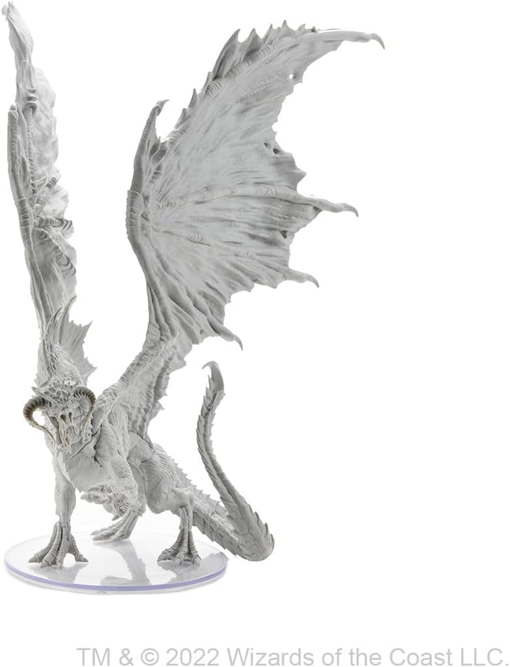 Adult Black Dragon: D&D Nolzur's Marvelous Unpainted Miniatures, Kunststoff