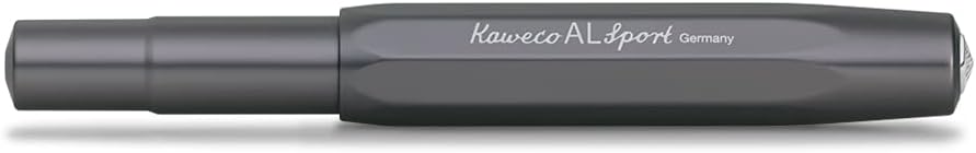 Kaweco AL Sport Anthrazit Gel- / Kugelschreiber inklusive 0,7 mm Rollerball Tintenroller Mine für Li