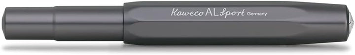 Kaweco AL Sport Anthrazit Gel- / Kugelschreiber inklusive 0,7 mm Rollerball Tintenroller Mine für Li