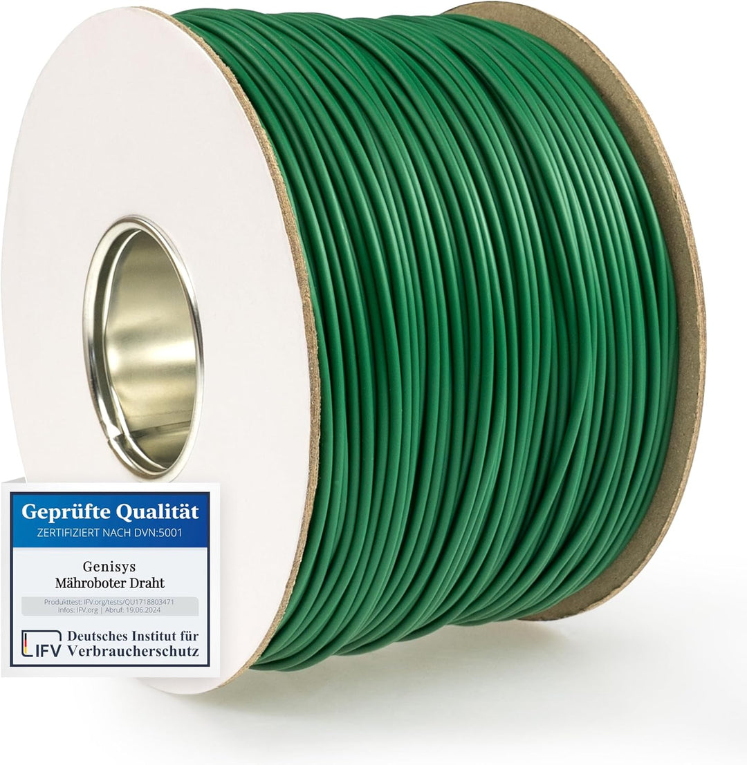 Genisys Kabel kompatibel mit LANDROID von Worx Mähroboter Begrenzung Draht - HQ - auf der Kabelrolle