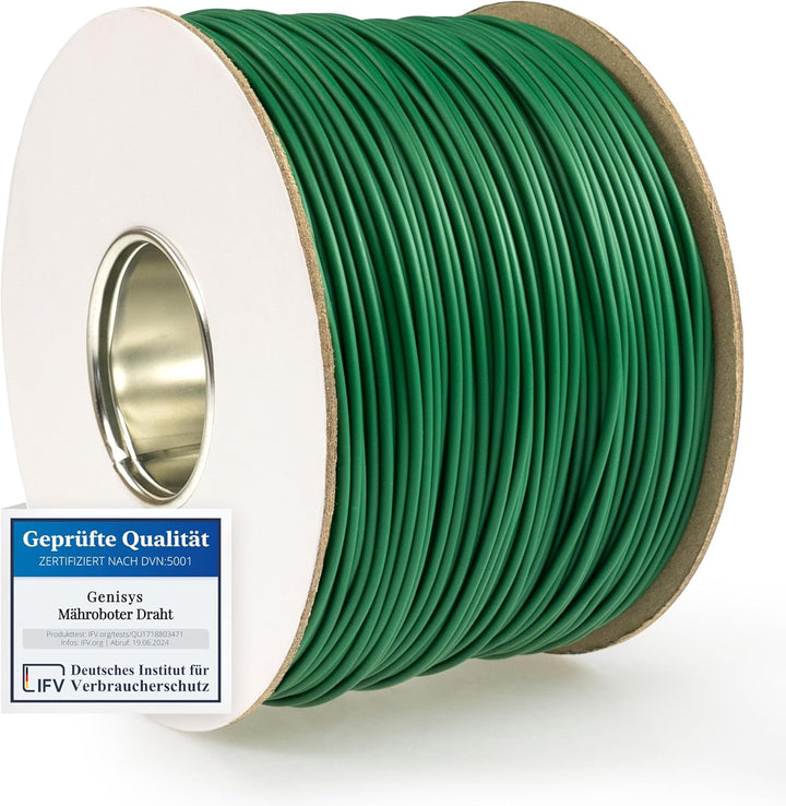 Genisys Kabel kompatibel mit LANDROID von Worx Mähroboter Begrenzung Draht - HQ - auf der Kabelrolle