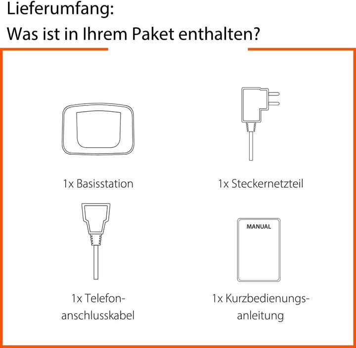 Gigaset Box 200A - DECT-Basis-Station mit Anrufbeantworter für Ihr eigenes Kommunikationssystem mit