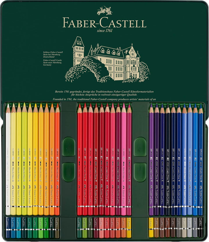 Faber-Castell 117560 - Aquarellstift Albrecht Dürer Blechetui 60er 60 Stück (1er Pack) Metalletui Si