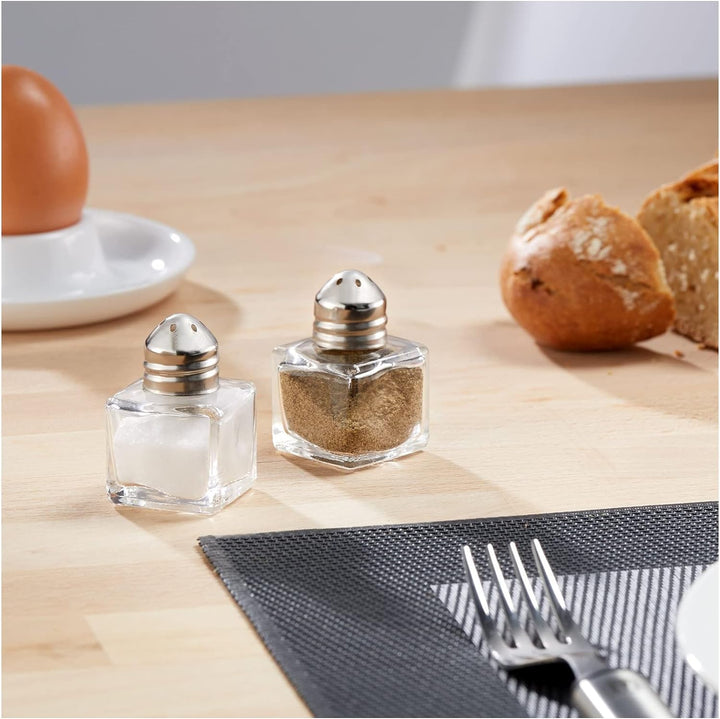 Westmark Mini-Gewürzstreuer-Set, 10 Sets à 2 Stück, Fassungsvermögen: je 10 ml, Rostfreier Edelstahl