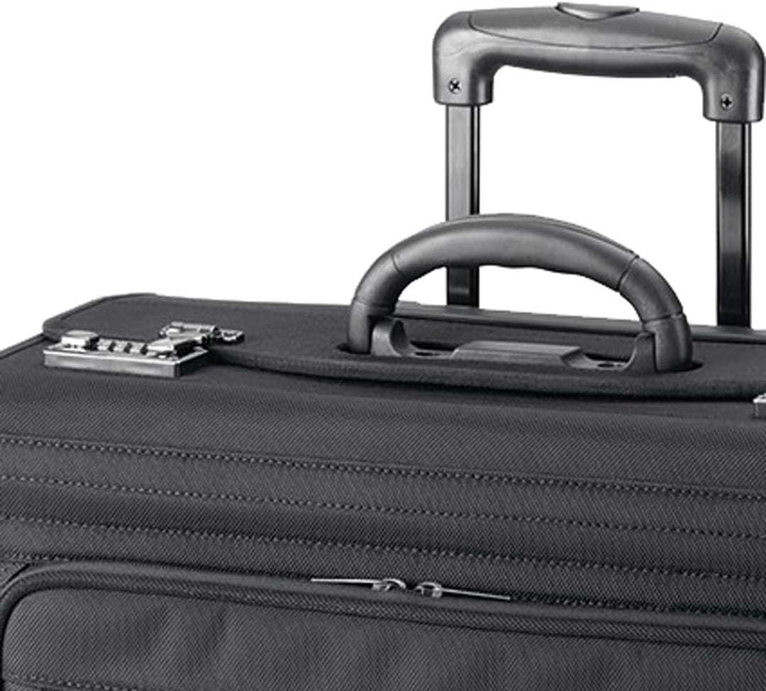 Bowatex Pilotenkoffer Trolley Aktenkoffer Polyester Schwarz 46 cm