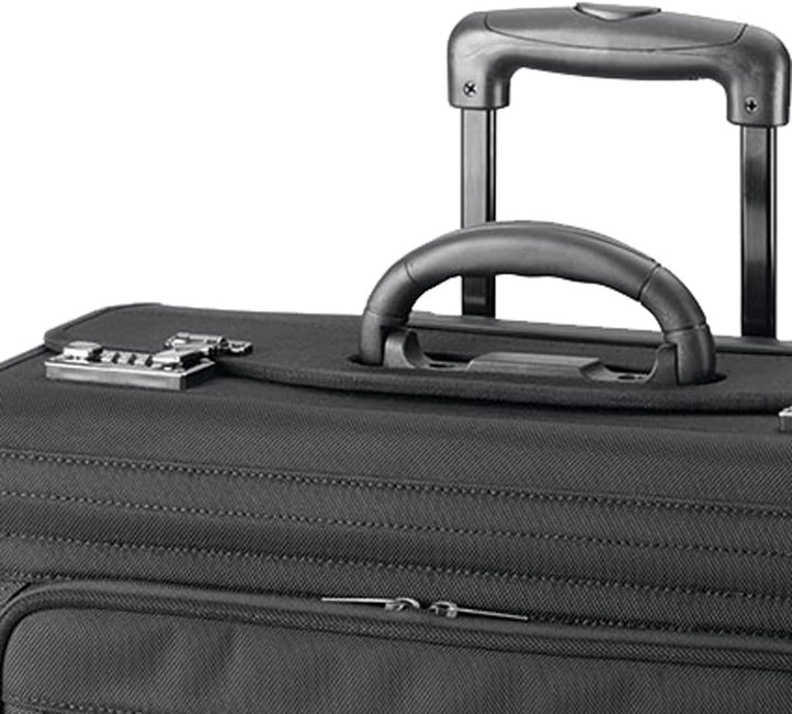 Bowatex Pilotenkoffer Trolley Aktenkoffer Polyester Schwarz 46 cm