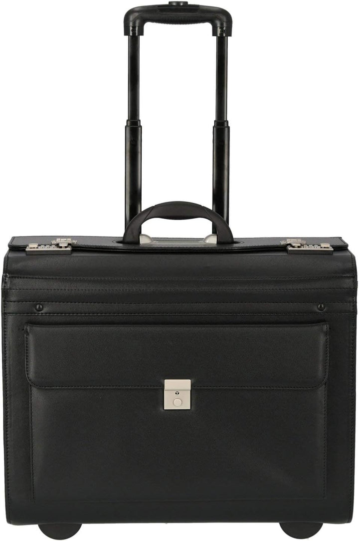 Dermata Pilotenkoffer 2-Rollen-Businesstrolley 50 cm schwarz