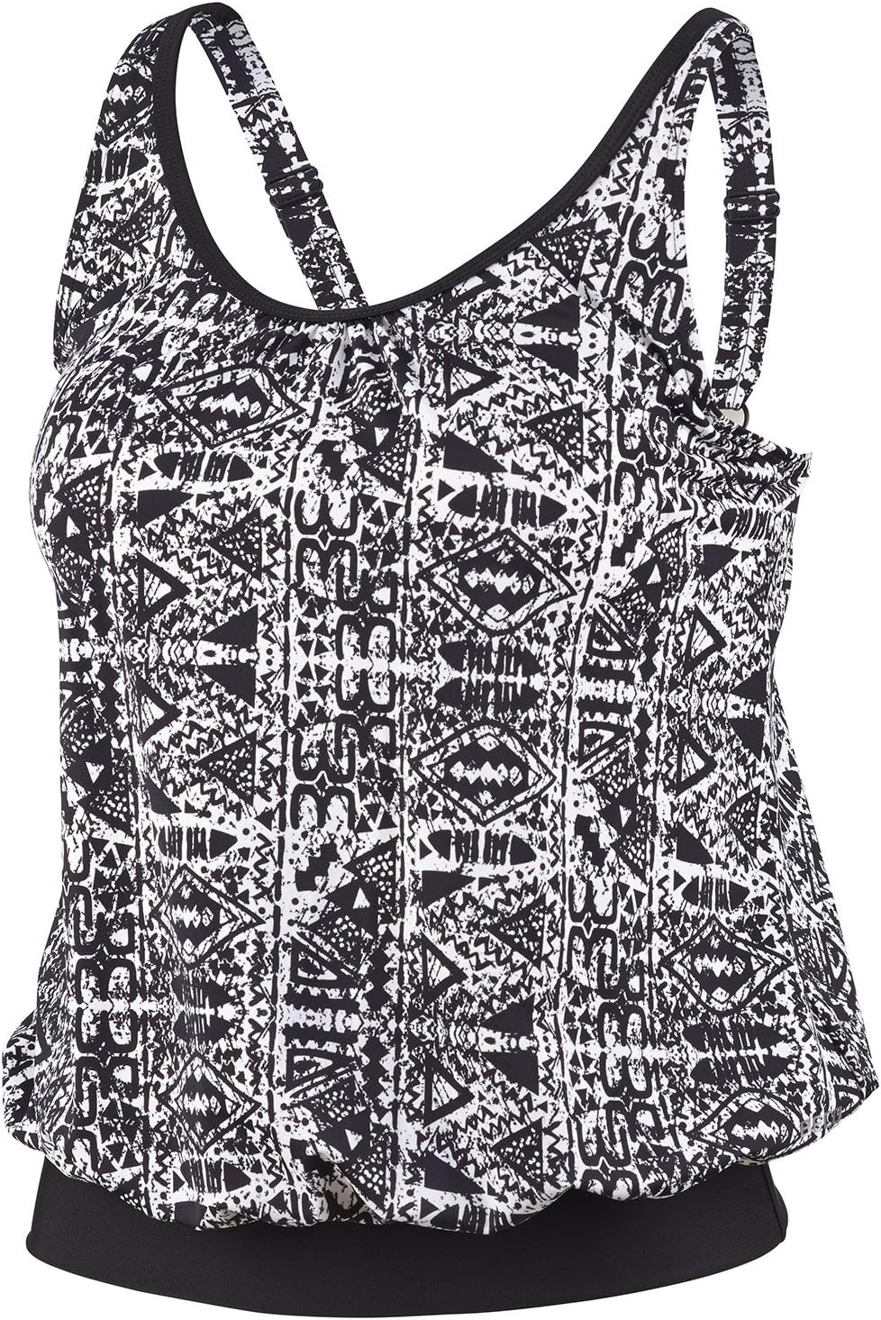 Beco Baby Carrier Damen Tankini Tankini 38 Weiss/Schwarz, 38 Weiß/Schwarz