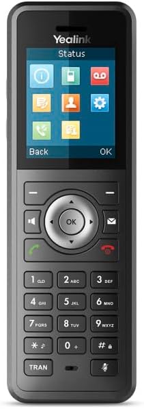 Yealink W79P DECT IP Telefon System (W70B Basis + W59R Handset) Schwarz W79P (Basis W70B und W59R Mo