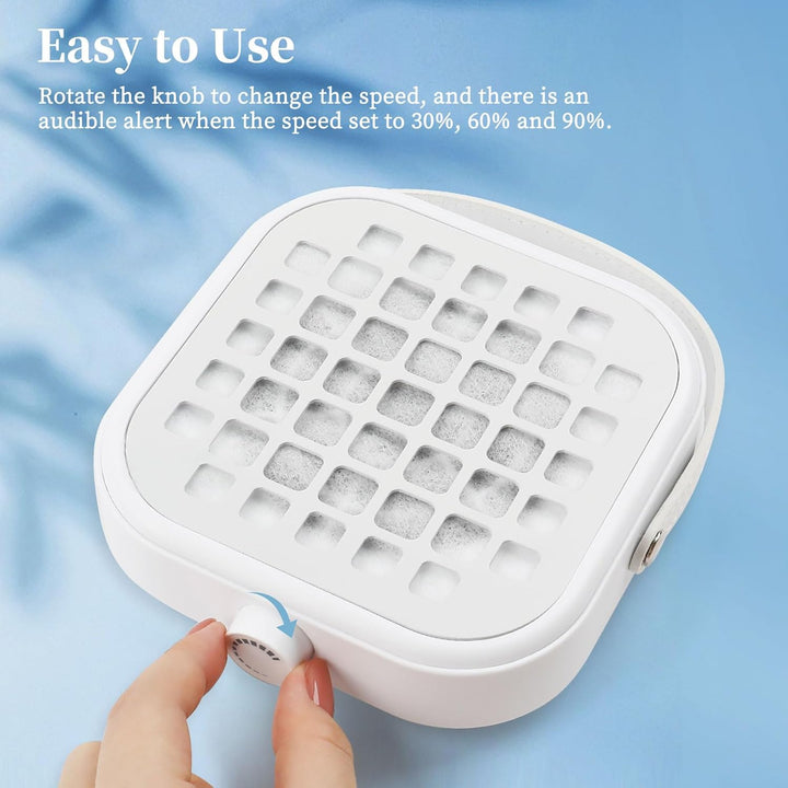 Mini Staubabsaugung für Nägel,Nagelstaubsauger mit 30PCS Filterpads leistungsstarke Staubsaugmaschin