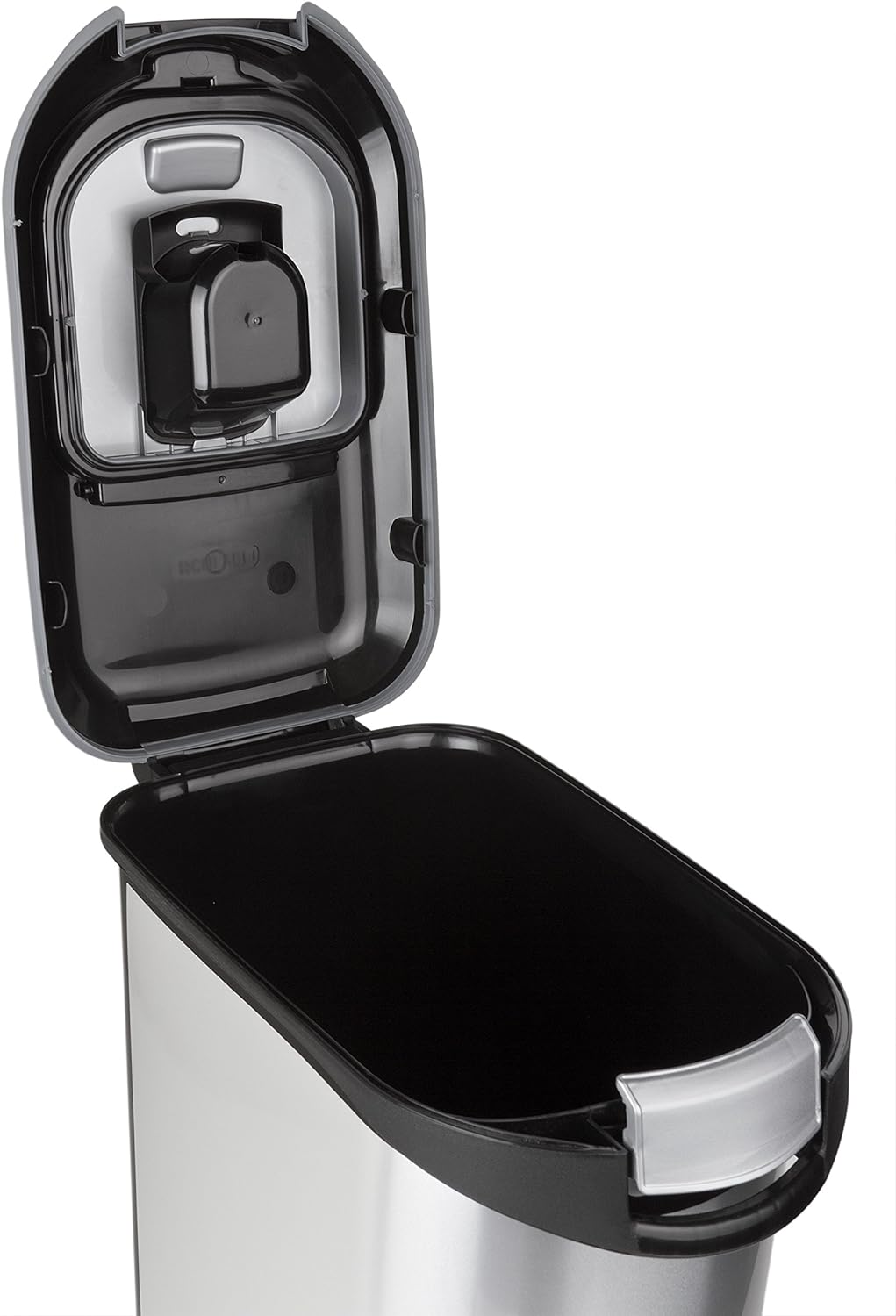 Curver Futter-Container 12kg I 35L, schwarz/Silber, 49,3 x 27,8 x 42,5 cm Single, Single
