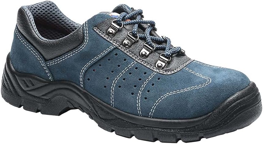 Portwest Steelite perforierter Trainer S1P, Grösse: 47, Farbe: Blau, FW02BLU47 Blau 47 EU, Blau 47 E