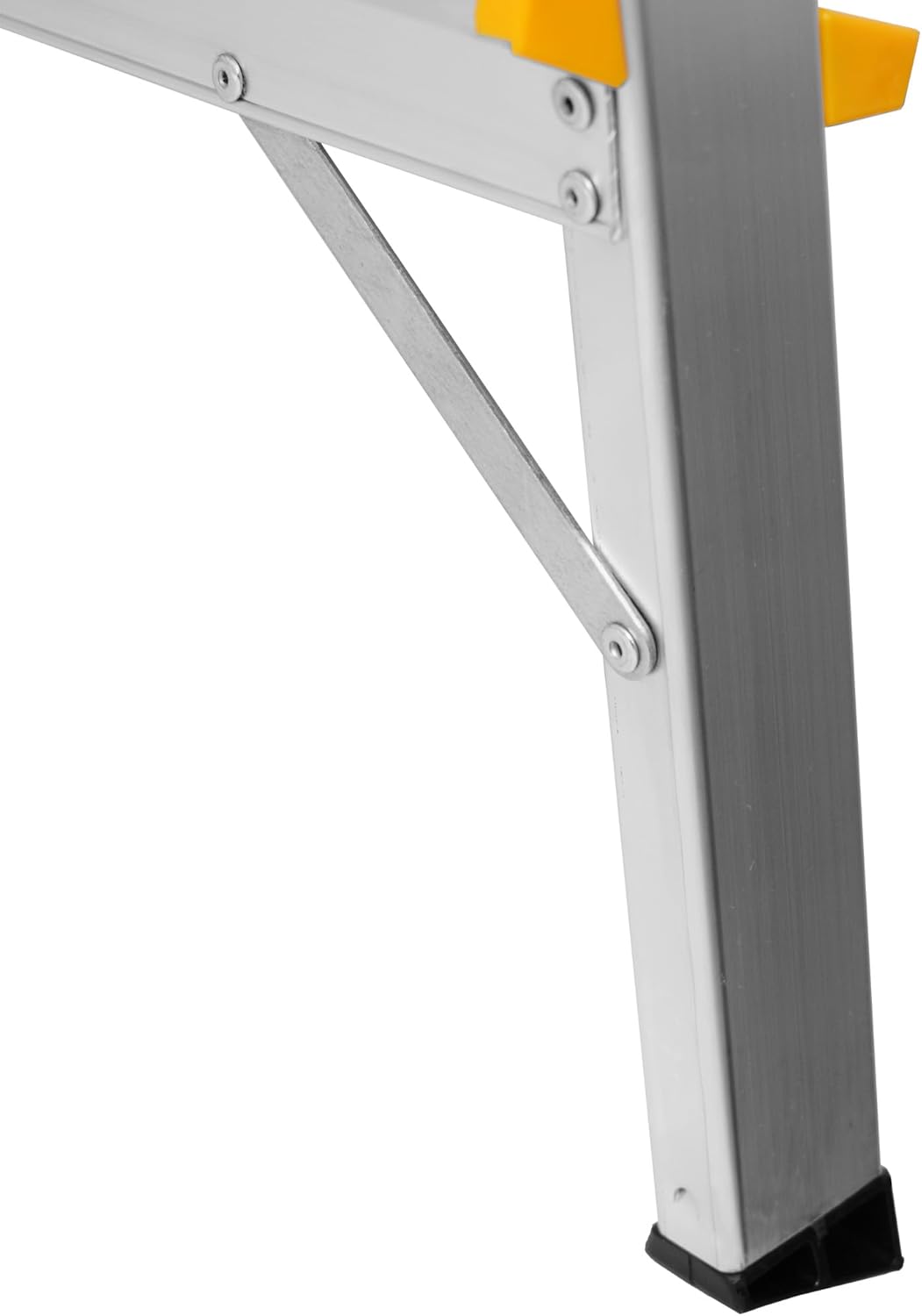 Zweiseitige Aluleiter Klappleiter Haushaltsleiter 2x5 Stehleiter Tragkraft 150kg TÜV | 5 Stufen / 15